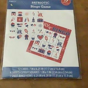 Patriotic Bingo GameNWT